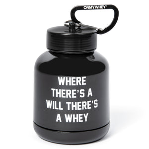 Double Scoop (180cc), Where There's A Will There's A Whey - OnMyWhey