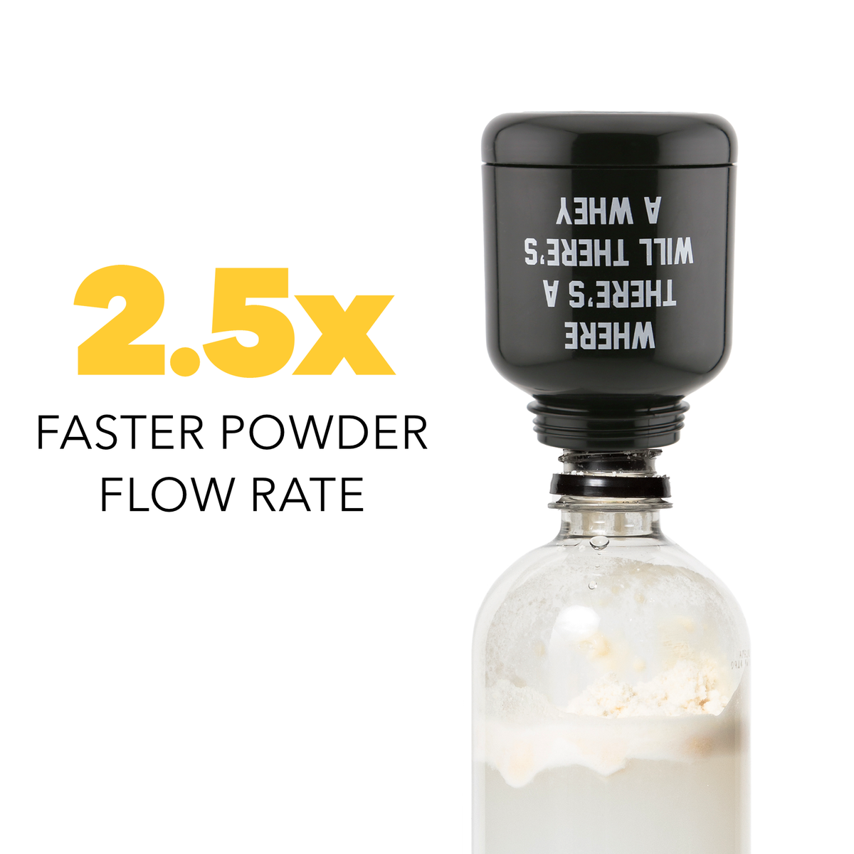 Double Scoop (180cc), Where There's A Will There's A Whey - OnMyWhey