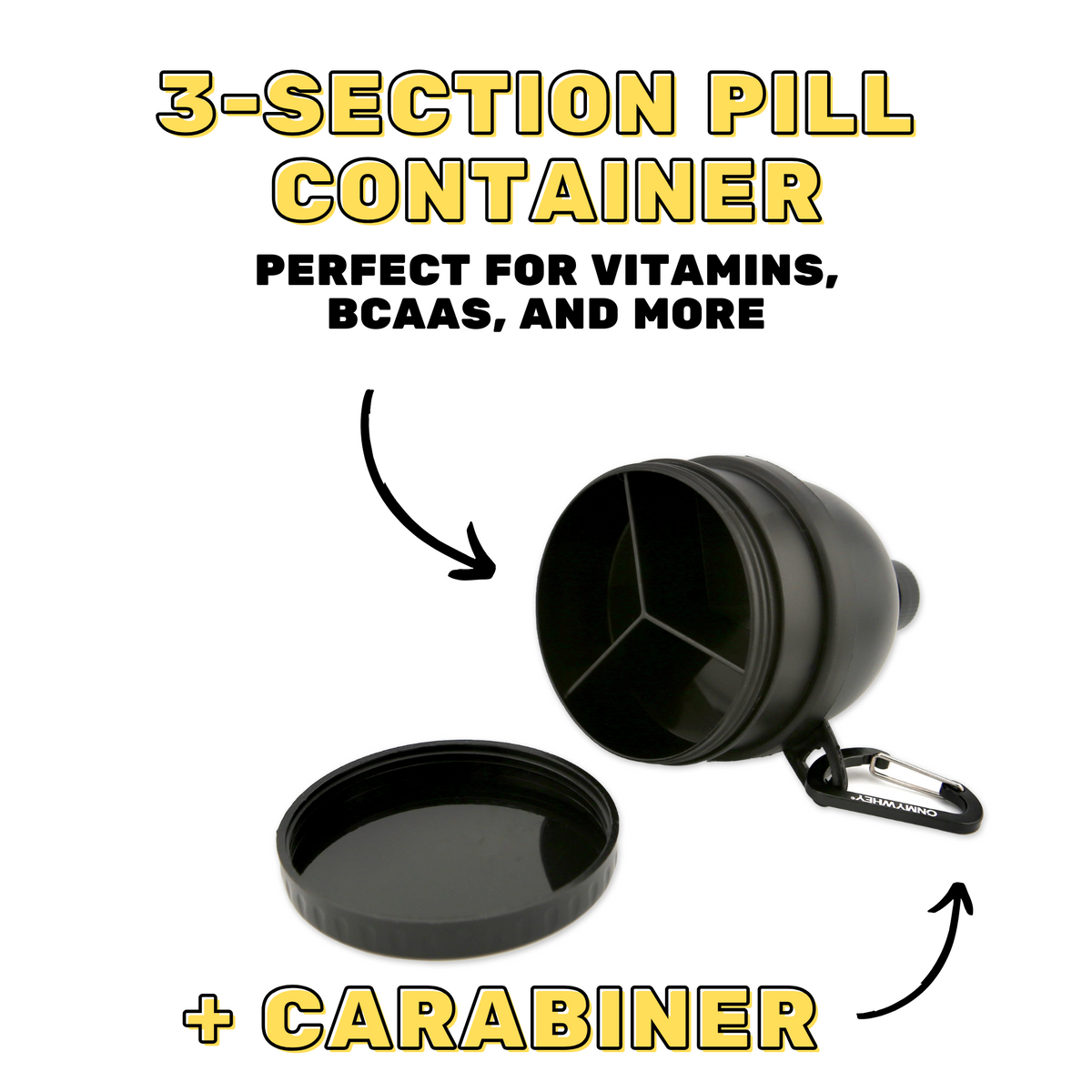 Shaker Bottle And Protein Powder Funnel 120ml - OnMyWhey