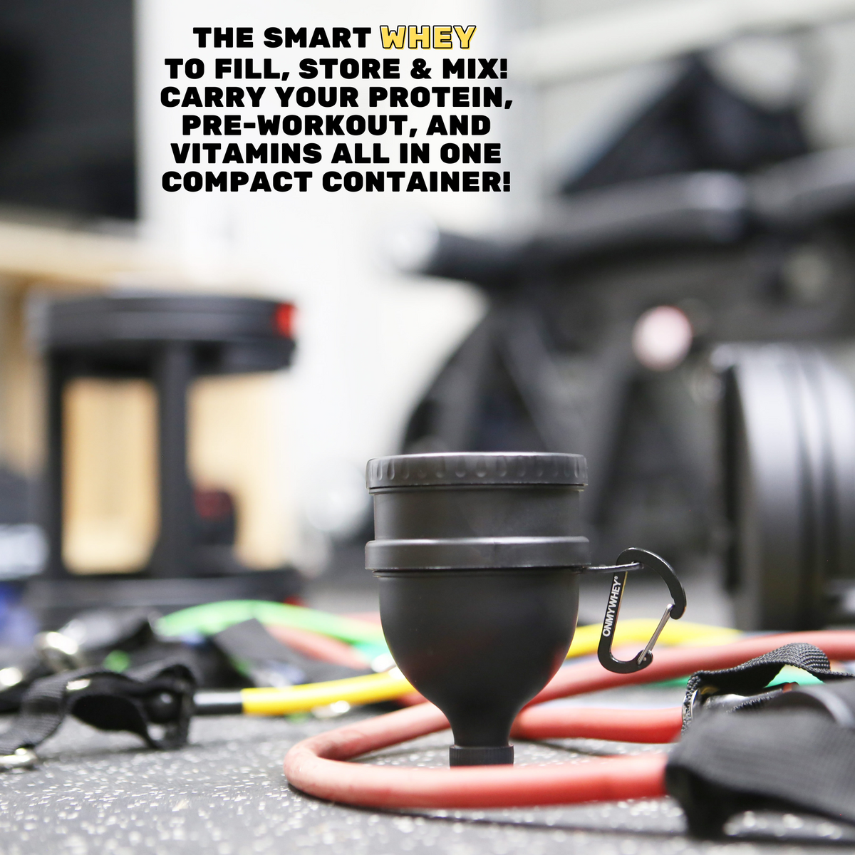 Shaker Bottle And Protein Powder Funnel 120ml - OnMyWhey