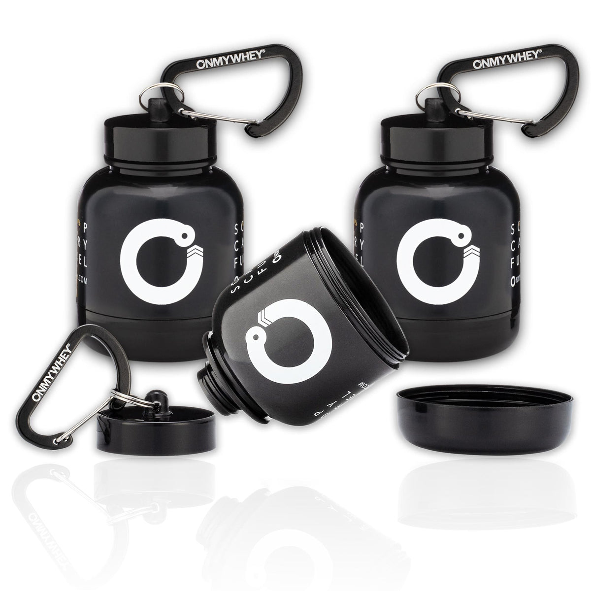 On My Whey Protein Keychain Bottle