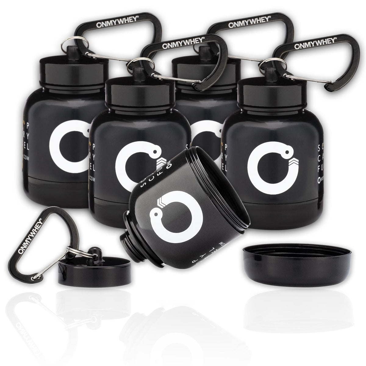 On My Whey Protein Keychain Bottle