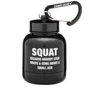 On My Whey Protein Keychain Bottle