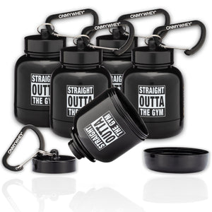 On My Whey Protein Keychain Bottle