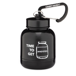 On My Whey Protein Keychain Bottle